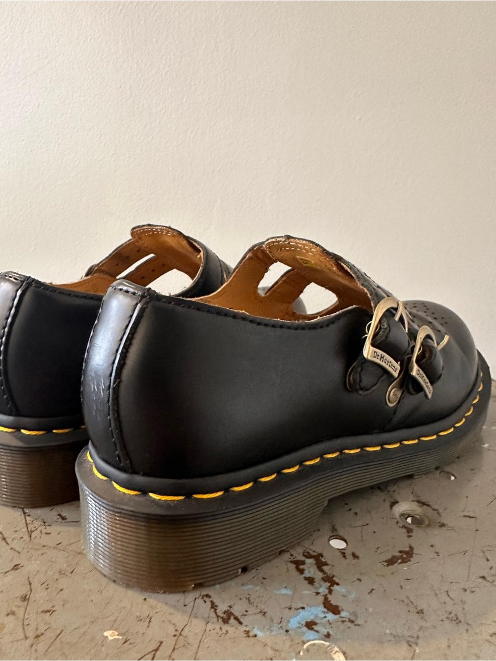 Dr Martens 8065 Mary Jane Strap Shoes - Picture 7 of 11